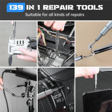 128 in 1 Precision Screwdriver Kit with Magnetic Flexible Shaft Professional Repair Tool for PC Cellphone Watch Camera