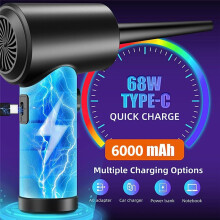 Portable Handheld Electric Air Duster Blower Compressed Air Wireless Dust Blower Air Duster Cordless Camera Cleaning