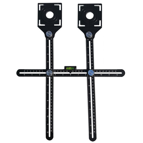 Double-Headed Tile Opening Locator Multi-Functional Tiling God