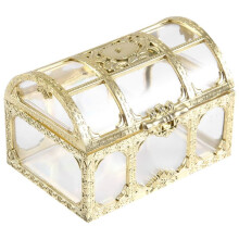Jewelry Box Candy Ring Earrings Necklace Case Gift Birthday Party Wedding Decor Jewelry Packaging Bead Storage Organizer Gold S