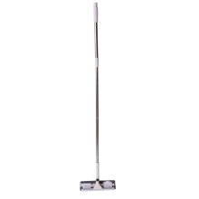 Glass Cleaning Tool Double-Sided Telescopic Rod Window Cleaner Squeegee Wiper Long Handle Rotating Brush Silicone Scrubber