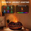 Colorful Volcano Diffuser 200ml Ultrasonic Flame Fire Humidifier with Auto-Off Protection Cool Mist Diffuser B 3