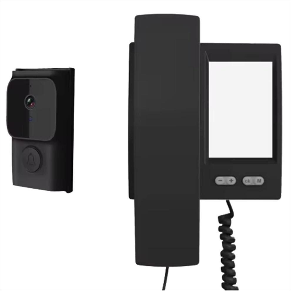 Infrared Night Vision Doorbell 3.5-Inch Ips Screen Dialogue Door Camer 4851441381052