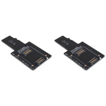 2X Scheda da EMMC Un USD Scheda Adattatore da EMMC Un USB (MicroSD) Moduli EMMC MicroSD per ROCK PI 4A/4B