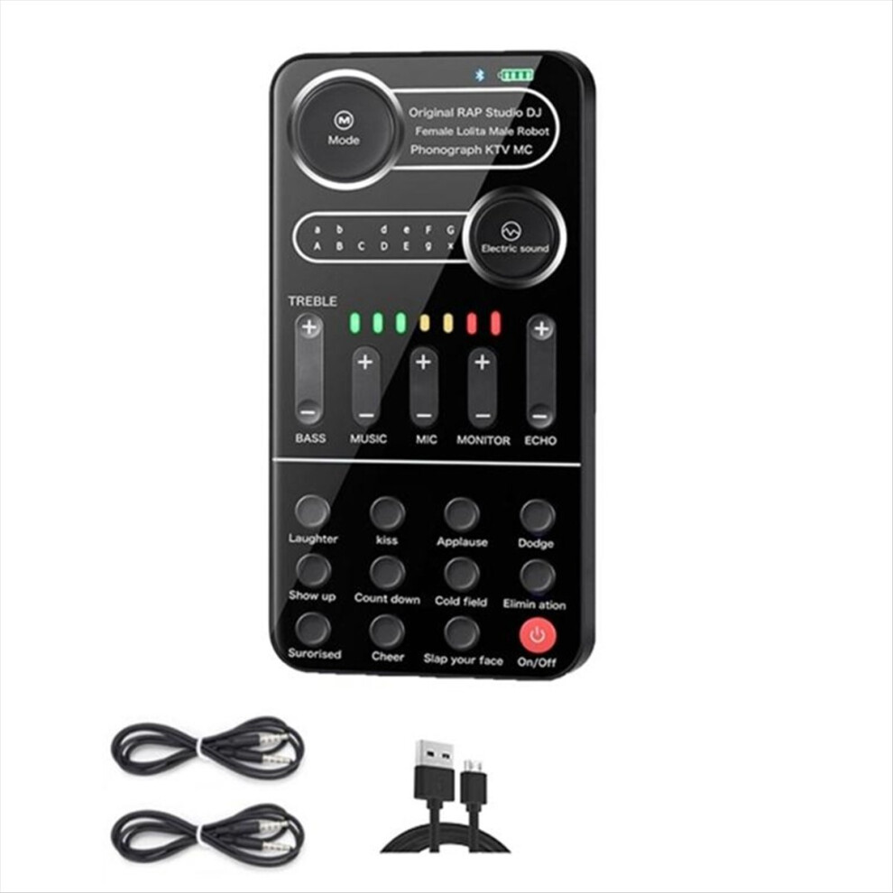 Voice Changer Handheld Sound Card Multiple Effects For Microphone Swi 4851441393734
