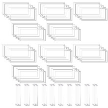50-Piece Sandblast Cabinet Lens Covers, 22 X 10-Inch Interior Protecti