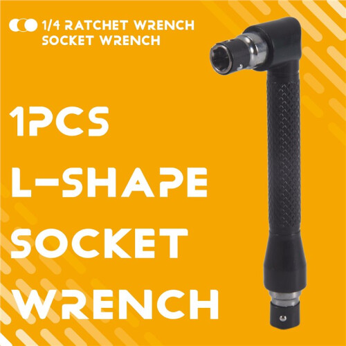 L-shape  Double  Socket Wrench Suitable for Routine Screwdriver Bits Utility Tool 1