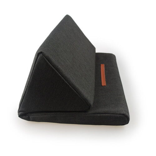 Multi-Function Laptop Cushion Holder Colorful Lap Desk Tablet Stand Pillow Polyester Cotton Pc Reading Bracket Pillow for (Black) 1