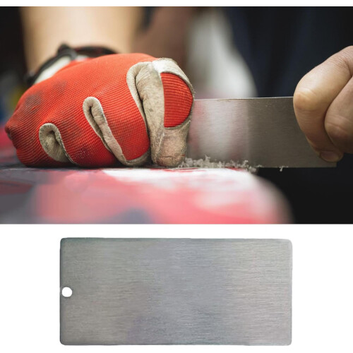 Ski Wax Scraper, Stainless Steel Snowboard Wax Scraper 1