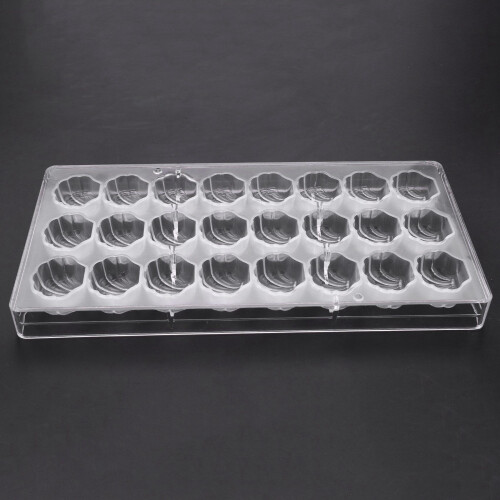Shell Shape Hard Chocolate Mold 3D Sea Shell Polycarbonate Clear Ice Jelly Candy Mould 1