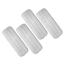 4Pcs Durable Cleaning For Tb500 Spray Water Mop Swivel 360 Cleaning Cloth Replace Cloth 355X120Mm
