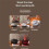 Colorful Volcano Diffuser 200ml Ultrasonic Flame Fire Humidifier with Auto-Off Protection Cool Mist Diffuser A 2