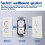 10-Pack Outlet Adjustment Plate Spacers - Durable, Self-Leveling Electrical Socket Extenders for Uneven Surfaces 4