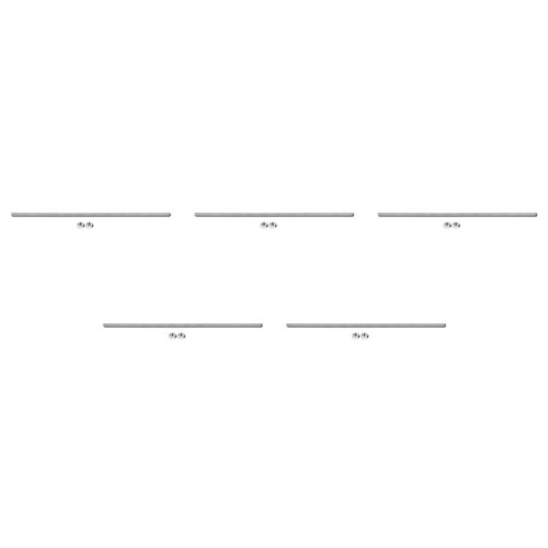 5pièces 320mm x M8 Acier Inoxydable Tige Filetee D'Argent