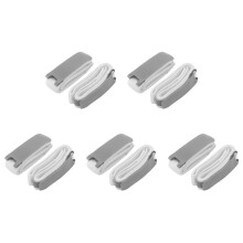 10 Pezzi Fissatore Catetere Elastico Comodo Esterno Durevole Borsa per Urina Supporto per Gamba Cinturino Avvolgente per Gamba