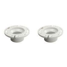 2X per DOMETIC 385345892 Flangia da Pavimento con Presa da 3 Pollici Utilizzare per La Sostituzione Dei Bagni con Scarico A Gravità Dometic/SeaLand