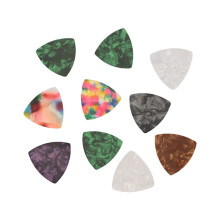 10Pcs Acoustic/Electric Guitar Picks Plectrums 0.46Mm---Assorted Color