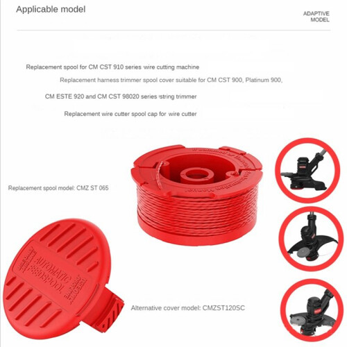 12-Pack CMZST080/CMZST120SC Spool Nylon Trimmer Head Mowing Line for M 2