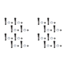 16X Kit Bulloneria Sedile WC Coprivaso Vite Fissa Serratura Espansione Bulloni Bagno WC Pastorale