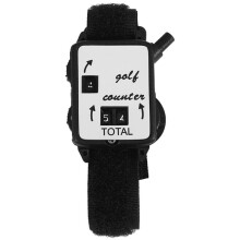Club Stroke Score Keeper Count Putt Shot Counter Watch w/ Wristband Band Black