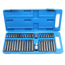 40 Pieces Star Spline Hex Socket Bit Set Tool Kit Screwdriver Garage E