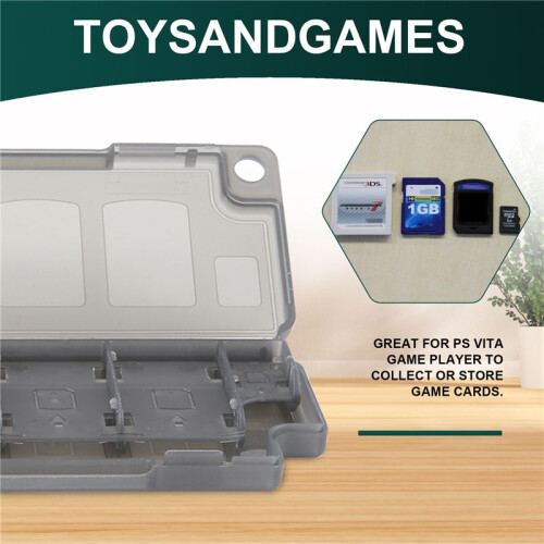 Black 8 In 1 Game Card Memory Card Case For  PS Vita 2