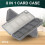 Black 8 In 1 Game Card Memory Card Case For  PS Vita 2