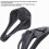 3D Printed Bicycle Saddle Ultralight Carbon Fiber Hollow Comfortable B 5
