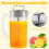 Mixing Pitcher for Drinks,2 Quart/64oz Plastic Water Pitcher with Lid,Easy-Mix Juice Container,Angled Plastic Blades 2