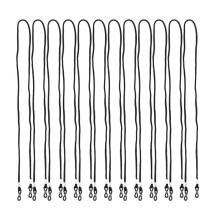 12pcs Nylon Eyeglass/Spectacle/Sunglass/Eyewear Cord Holder Neck String---Black