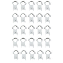 50pcs KU Band LNB Holder for Satellite Dishes 20mm Plastic Bracket, Weatherproof for Multiple Dish Sizes