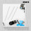 Cable ties INDUSTRIAL QUALITY Cable ties: 100x2.5mm Color: White Quantity: 50 pieces 6