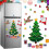Refrigerator Magnetic Christmas Tree Reusable Holiday Decorations, Bright Magnetic Decorations 2