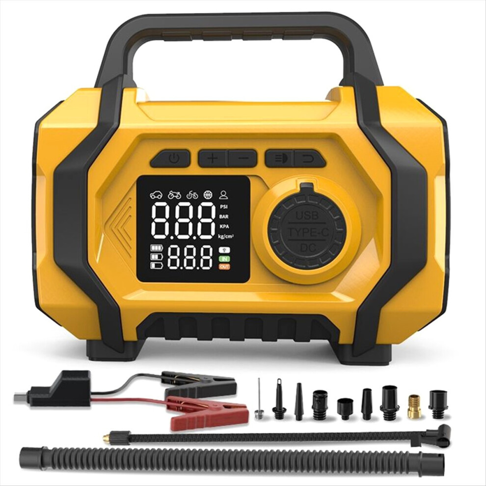 Tire Inflator Portable Air Compressor, 150Psi Pump For Car Tires,Cordl 4851441392928