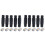 10PCS IP68 Waterproof Junction Box, Outdoor Electrical Cable Connector for 3.5-10mm Wire Range(AC 250V, 16A) 4 Pin 1