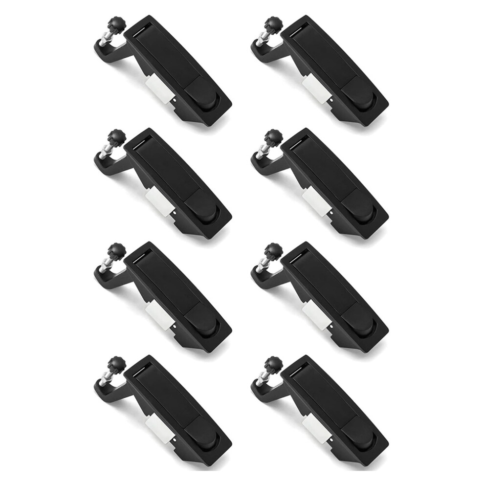 8Pcs Compression Latch Lock Zinc Alloy Flush Lever Latch Adjustable Grip Range 0.04 Inch-0.94 Inch 6132295087573