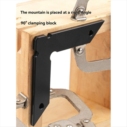 Right Angle Ruler Holder 90Auxiliary Positioner Tool L-Shaped Fixed W 2