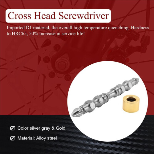 PH2 Hardness 65MM   Screwdriver Bit Double  Electric Screwdriver Phillips Screw Driver With Magnetic Ring 1