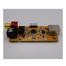 USB Sound Card USB to Coaxial Fiber I2S / USB Decoder Chip PCM2706 Board for Audio Power Amplifier Computer Phone
