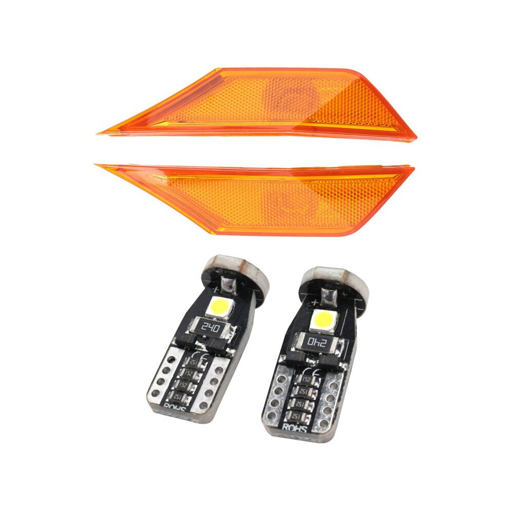 1Pair Front Side Marker S Turn Lamp W/Bulbs For Honda Civic 2016-2021 4300-Tet-H01/33800-Tba-A02 34350-Tet-H01 Light 6132623505328