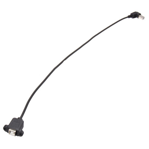 USB 2.0 B Male to USB B Female Socket Printer Panel Mount Extension Cable 50cm 2