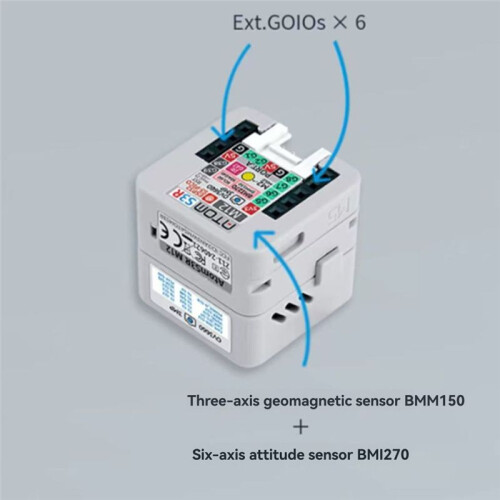 For M5Stack ATOMS3R Camera Kit M12 Version High-Resolution OV3660 Sensor M12 Wide Angle Camera Programmable Controller 1