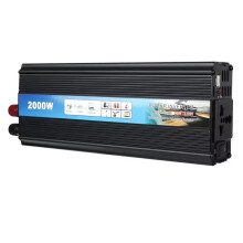 Power Inverter Modified Sine Wave Inverter Univesal with USB Charger Car Voltage Converter 2000W DC 12v to AC 220V