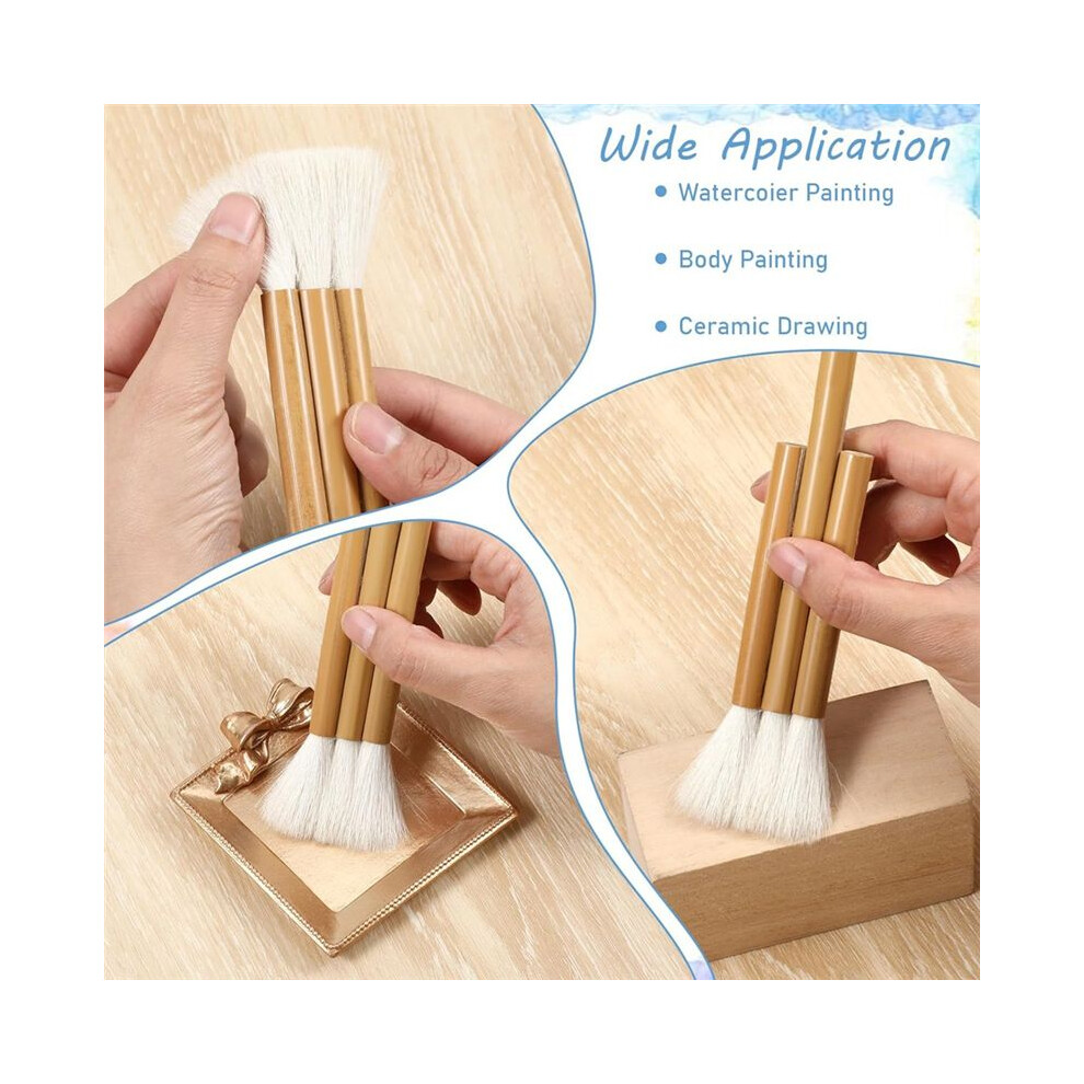15Pcs Ceramic Brushes For Glazing Ceramic Brush Set Suitable For Ceramic Acrylic Painting Painting Watercolor Painting 6133591983163