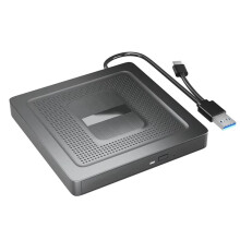 Externes CD-DVD-Laufwerk, USB 3.0 Typ-C, CD-Brenner, Externes Optisches Laufwerk, Freies Laufwerk, DVD-CD-Player für PC, Laptop
