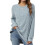 Women  Crew Neck Casual Tunic Tops Light  S 1