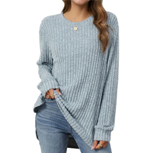 Women  Crew Neck Casual Tunic Tops Light  S