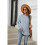 Women  Crew Neck Casual Tunic Tops Light  S 3