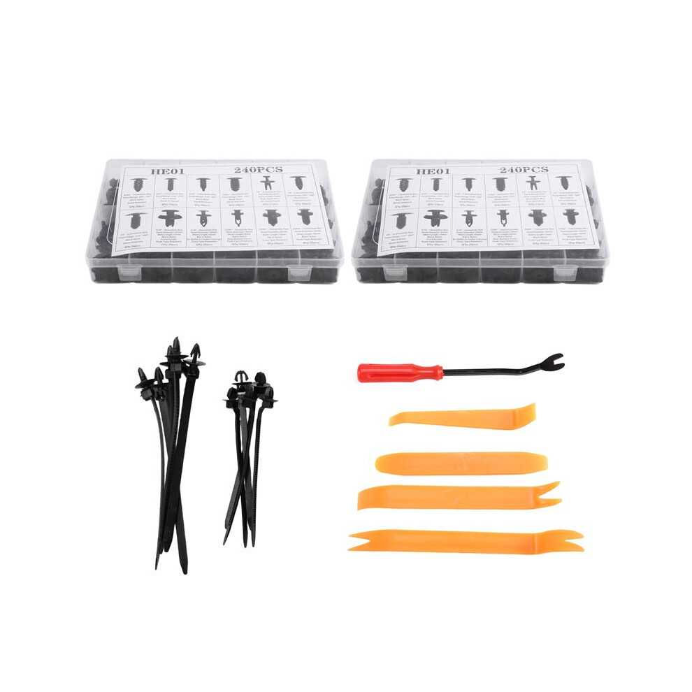 Bumper Fixing Clip Fastener Remover Automotive Plastic Rivet Push And Fix Kit Plastic Rivet Tool 6133340754594