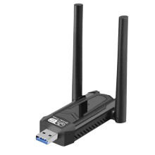 AC1300Mbps USB Bluetooth 5.4 Adapter Wireless WiFi Network Card Dual Band 2.4/5Ghz Dongle for PC Laptop Mouse Keyboard